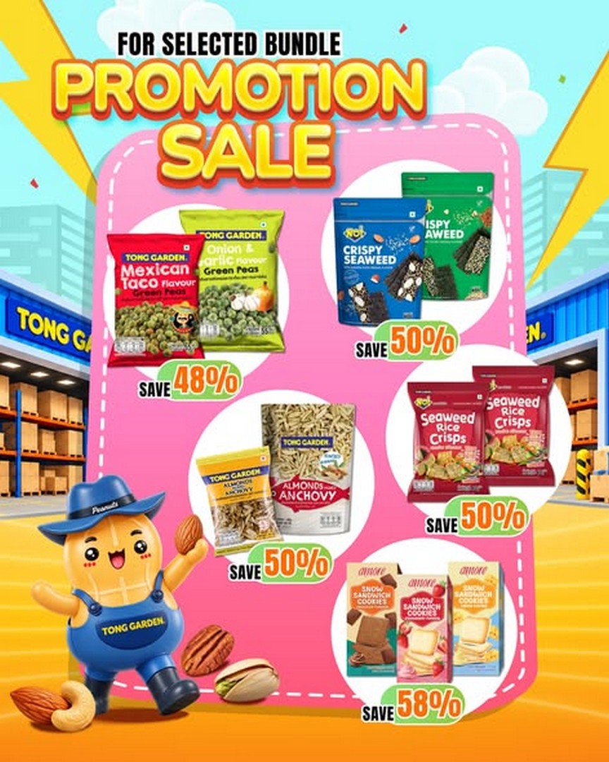 Tong-Garden-Malaysia-Clearance-Sale-Promotion-1 23-25 October 2026: Tong Garden Malaysia Clearance Sale Promotion – Enjoy Up to 58% Savings on Selected Snack Bundles and FREE Chips with Any Purchase in Iskandar Puteri, Johor,
