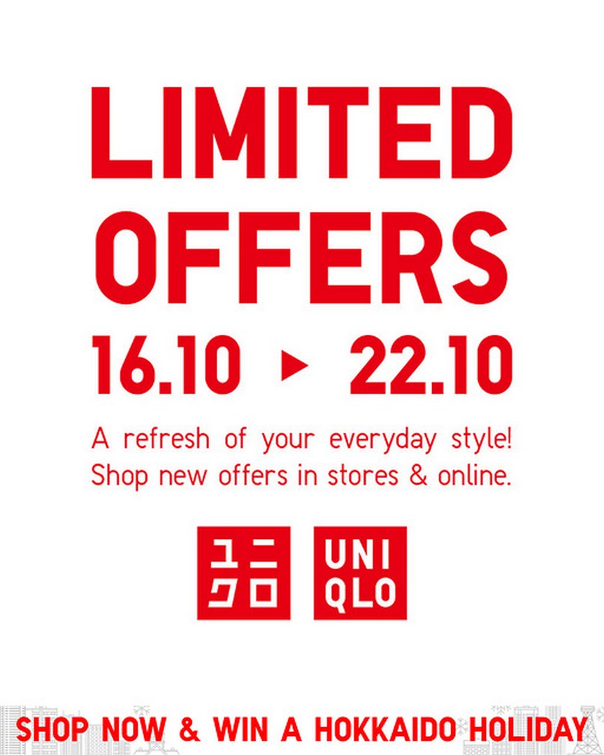 UNIQLO-Malaysia-Shop-Now-Win-a-Hokkaido-Holiday-Promotion 16-22 October 2026: UNIQLO Malaysia: Shop Now & Win a Hokkaido Holiday Promotion with No Minimum Spend, New LifeWear Essentials, RM15 Welcome Voucher and Convenient In-Store Pickup