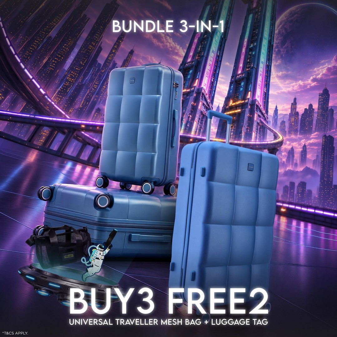 Universal-Traveller-Malaysia-11.11-Shopping-Festival-Promotion-7 1–13 November 2026: Universal Traveller Malaysia 11.11 Shopping Festival Promotion & Giveaway – Win FREE URBANlite Luggage Worth RM478, Luggage Deals from RM11, Vouchers and More