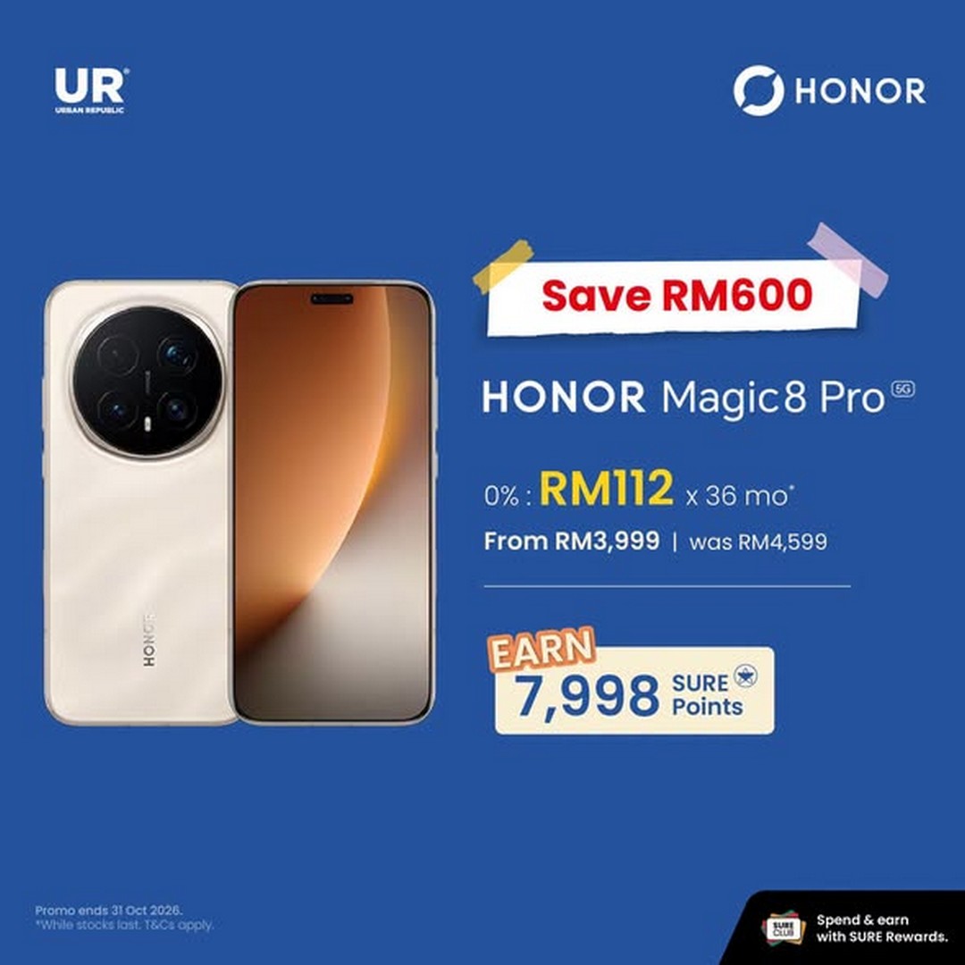 Urban-Republic-HONOR-Promotion-–-Enjoy-Up-to-RM700-OFF-2 22–30 October 2026: Urban Republic HONOR Promotion – Enjoy Up to RM700 OFF and Earn Up to 13,998 SURE Points on HONOR Devices Online and In-Store