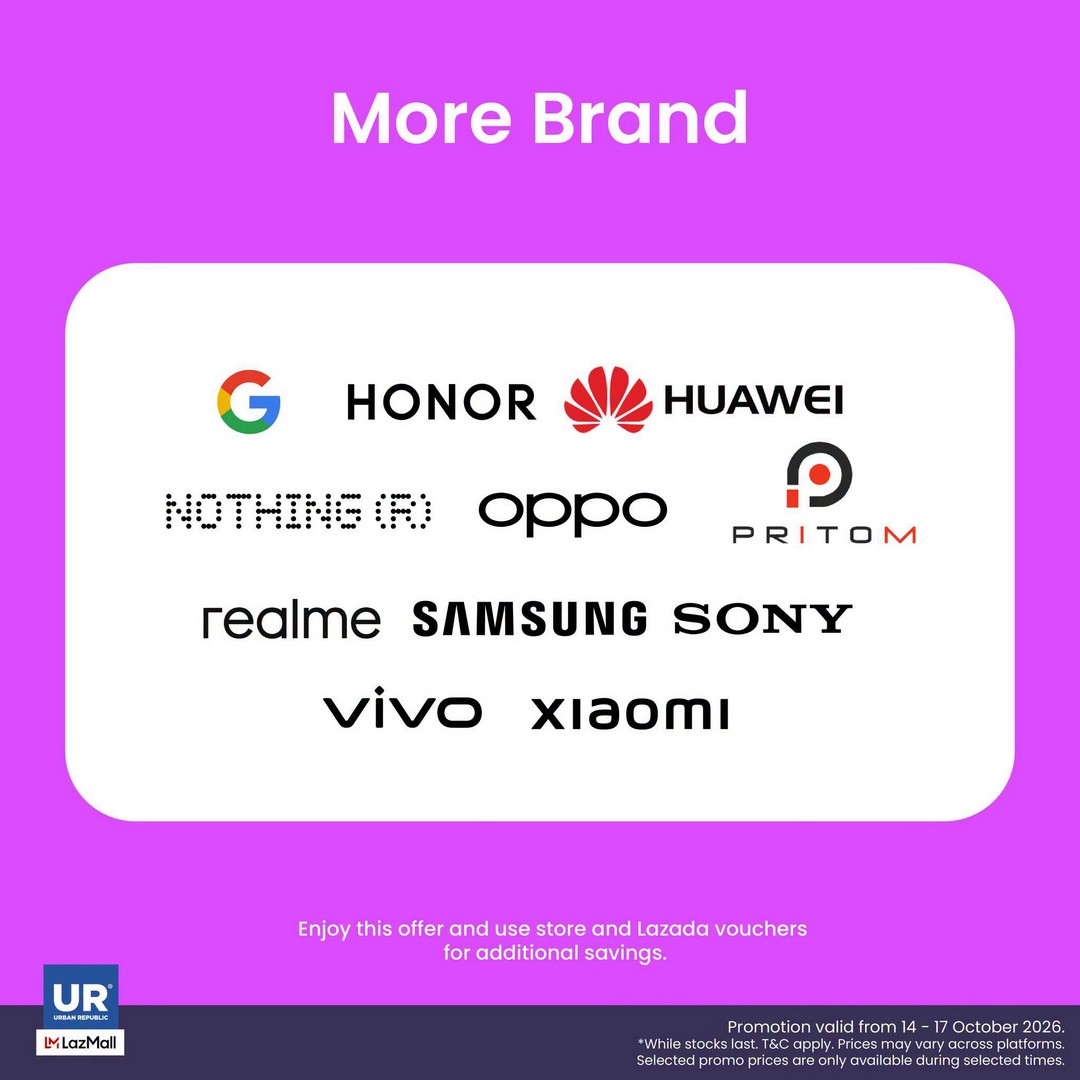 Urban-Republic-Lazada-15.10-Mid-Month-Sale-13 14-17 October 2026: Urban Republic: Lazada 15.10 Mid-Month Sale – Enjoy Up to RM2,000 Off Selected Products Online