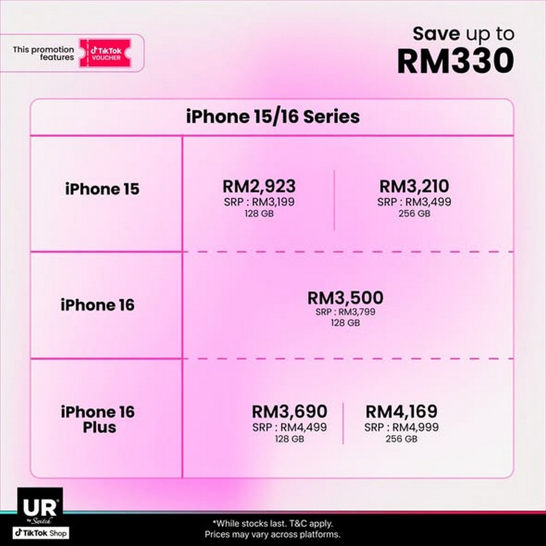Urban-Republic-TikTok-Shop-11.11-Mega-Sale-1 1-11 November 2026: Urban Republic TikTok Shop 11.11 Mega Sale – Enjoy Up to RM1,965 Savings on Apple Products