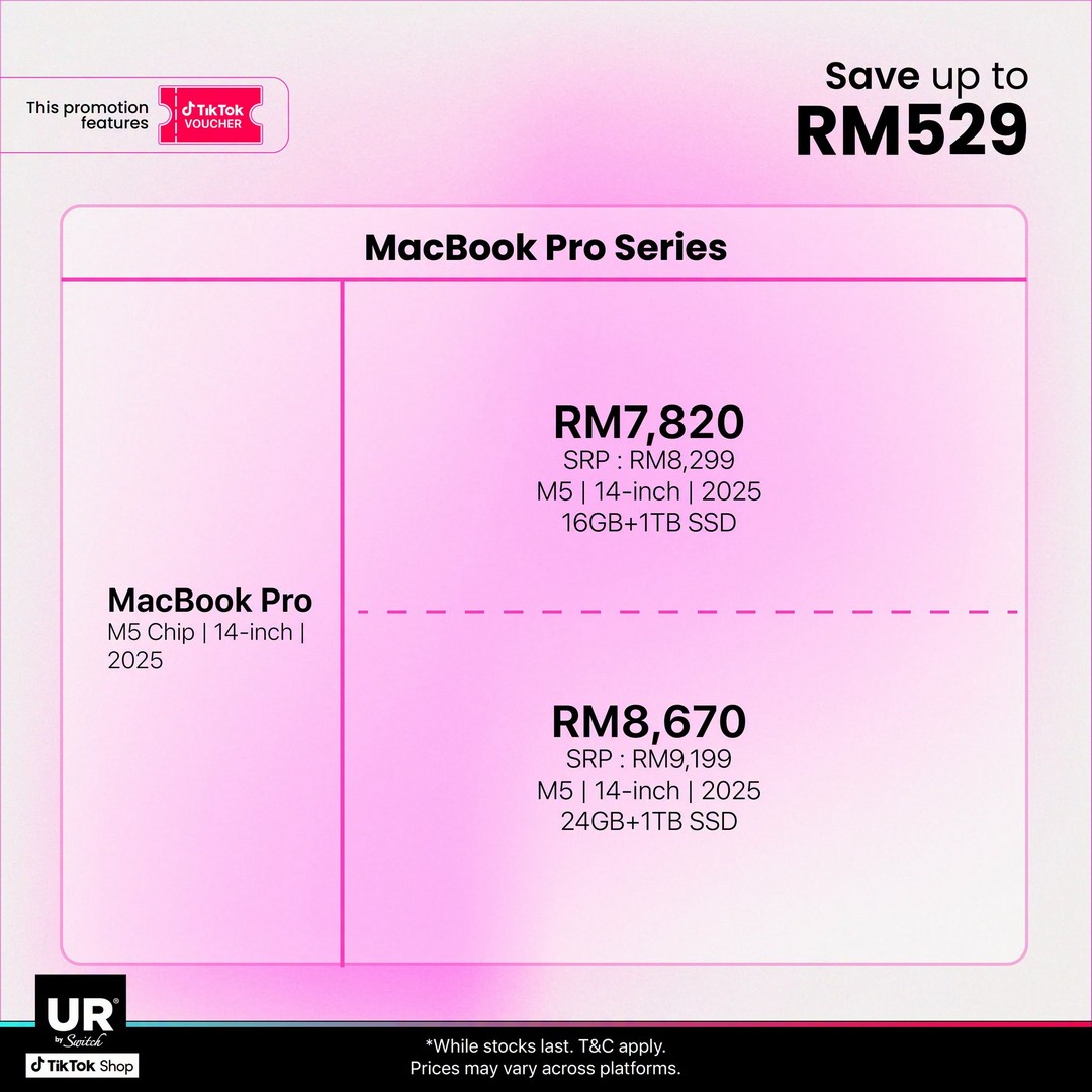 Urban-Republic-TikTok-Shop-11.11-Mega-Sale-10 1-11 November 2026: Urban Republic TikTok Shop 11.11 Mega Sale – Enjoy Up to RM1,965 Savings on Apple Products