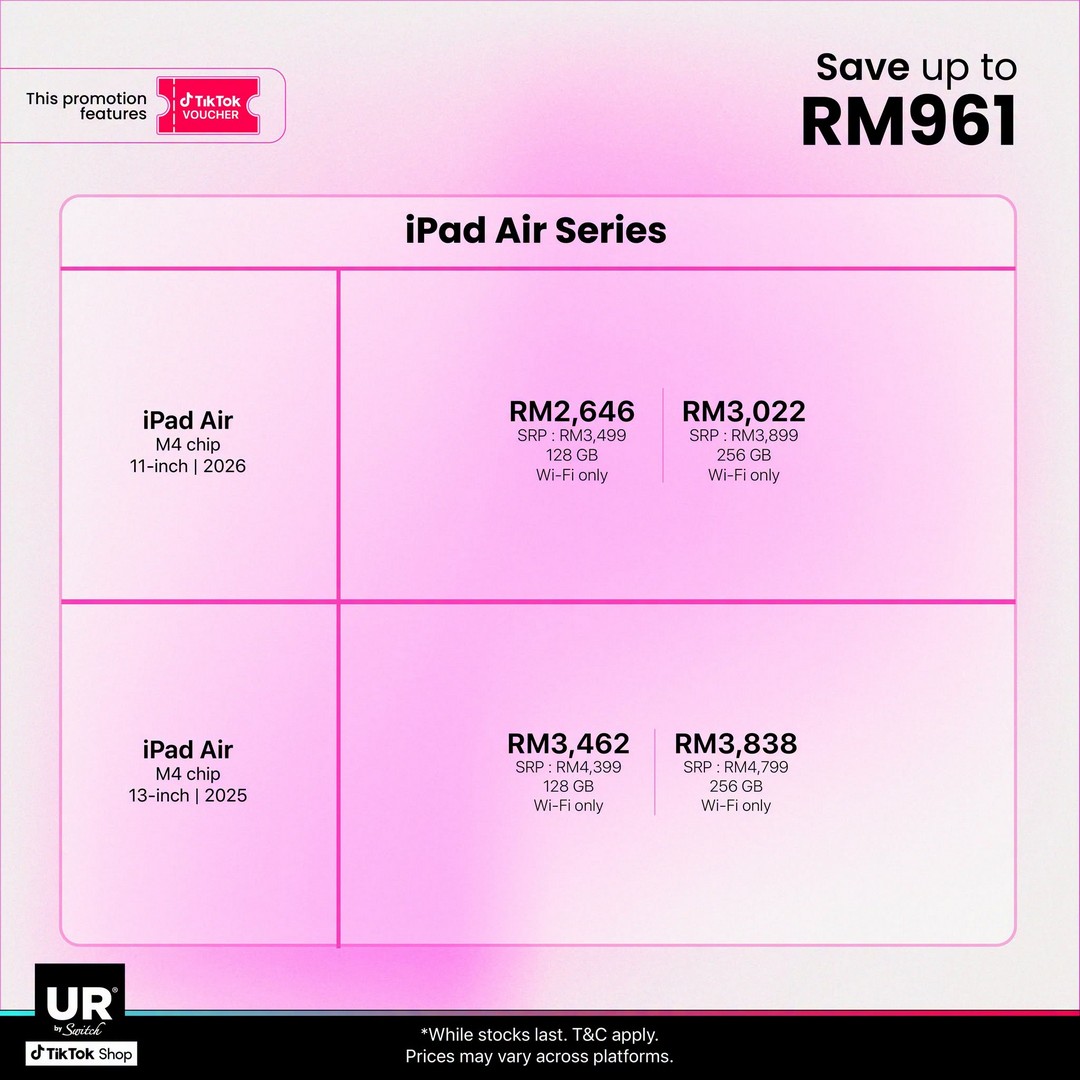 Urban-Republic-TikTok-Shop-11.11-Mega-Sale-6 1-11 November 2026: Urban Republic TikTok Shop 11.11 Mega Sale – Enjoy Up to RM1,965 Savings on Apple Products