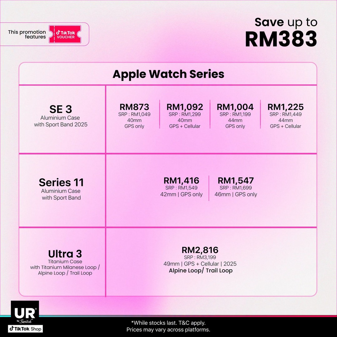 Urban-Republic-TikTok-Shop-11.11-Mega-Sale-9 1-11 November 2026: Urban Republic TikTok Shop 11.11 Mega Sale – Enjoy Up to RM1,965 Savings on Apple Products