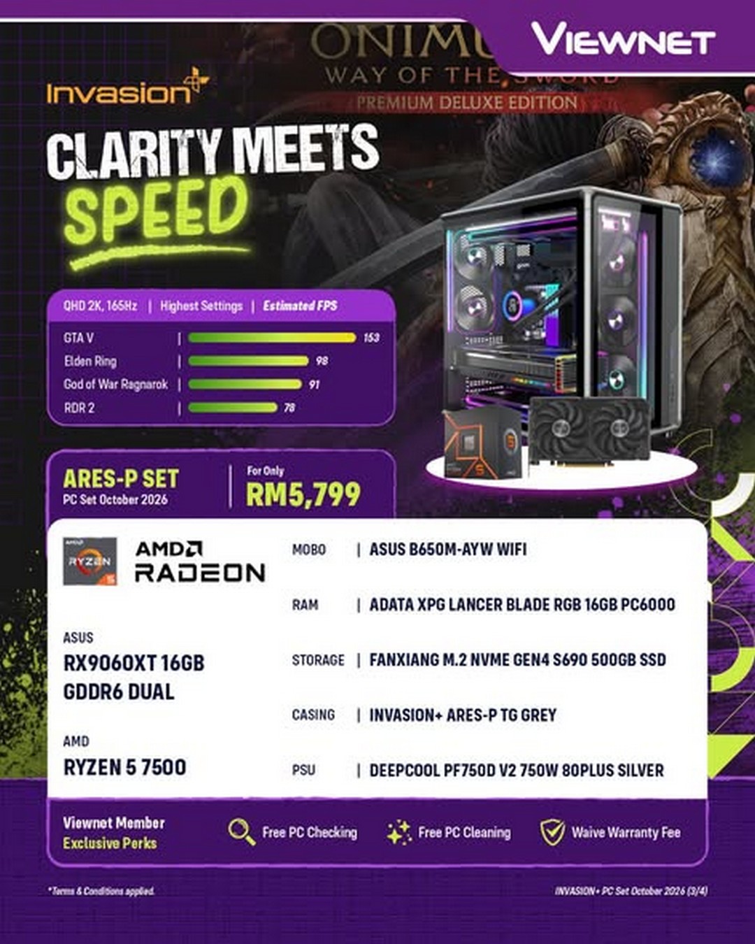 Viewnet-Computer-System-Sdn-Bhd-Gaming-PC-Sale-2 2 October 2026 onwards: Viewnet Computer System Sdn Bhd: Gaming PC Sale & Promotion with RTX 5060, RX 9060 XT Builds and Exclusive PWP Deals at Plaza Low Yat