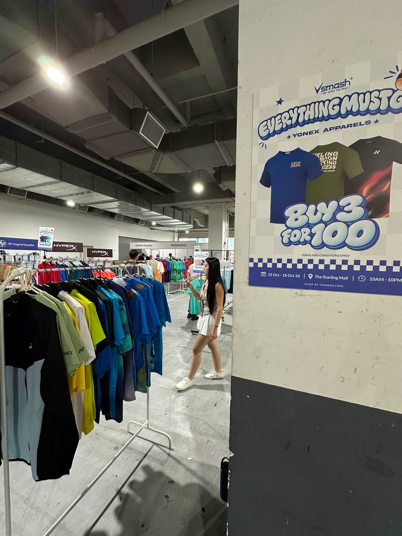 Vsmash-Sports-Four-Day-Sports-Shopping-Sale-and-Special-Deals-13 15–18 October 2026: Vsmash Sports: Four-Day Sports Shopping Sale and Special Deals at The Starling Mall, Level 5, 10AM–10PM