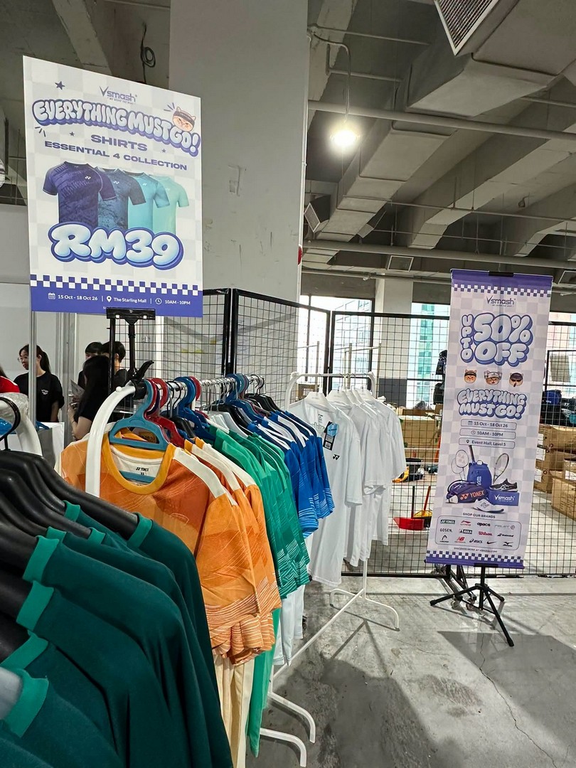 Vsmash-Sports-Four-Day-Sports-Shopping-Sale-and-Special-Deals-17 15–18 October 2026: Vsmash Sports: Four-Day Sports Shopping Sale and Special Deals at The Starling Mall, Level 5, 10AM–10PM