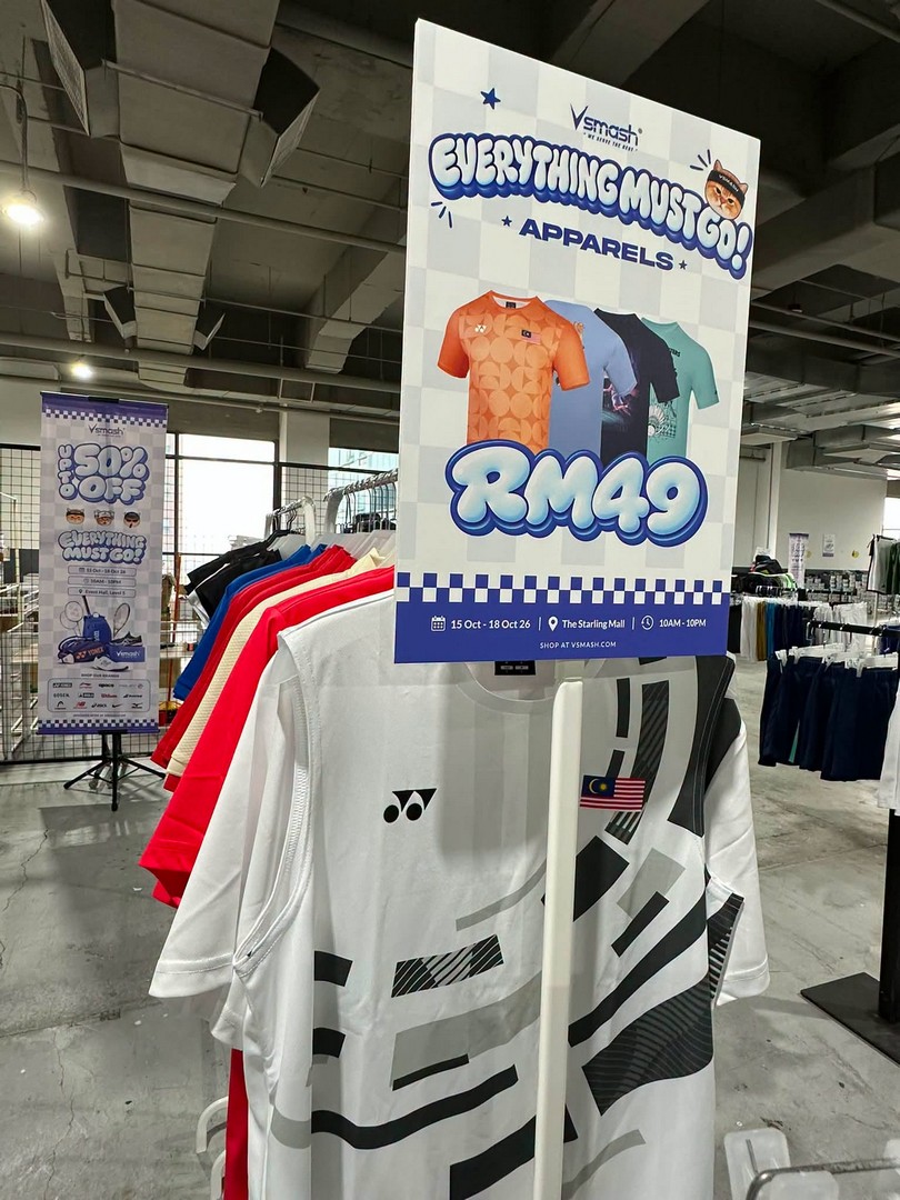 Vsmash-Sports-Four-Day-Sports-Shopping-Sale-and-Special-Deals-18 15–18 October 2026: Vsmash Sports: Four-Day Sports Shopping Sale and Special Deals at The Starling Mall, Level 5, 10AM–10PM