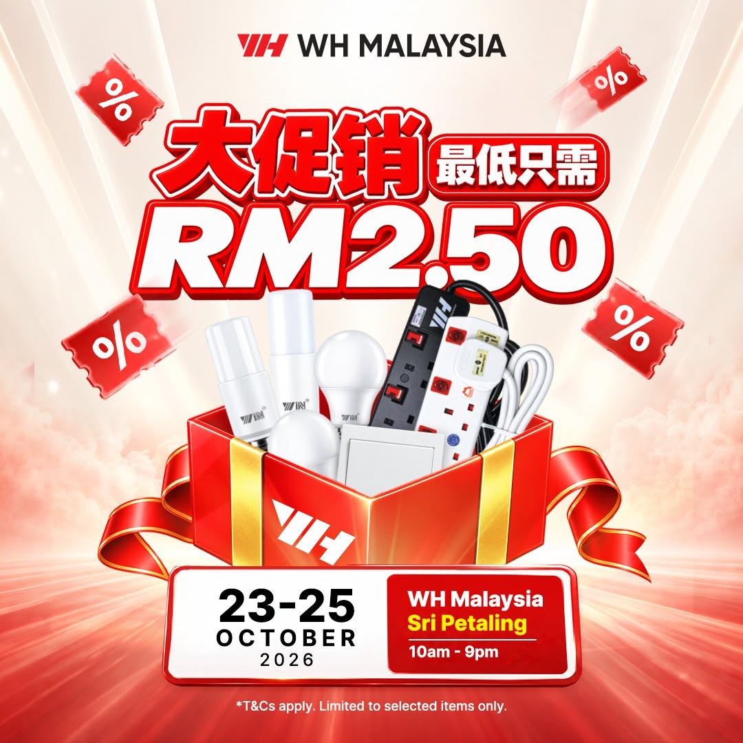 WH-Malaysia-Grand-Expo-Sale-with-Up-to-80-Off-4 23-25 October 2026: WH Malaysia: Grand Expo Sale with Up to 80% Off, Free Gifts and Prize Giveaways at Sri Petaling