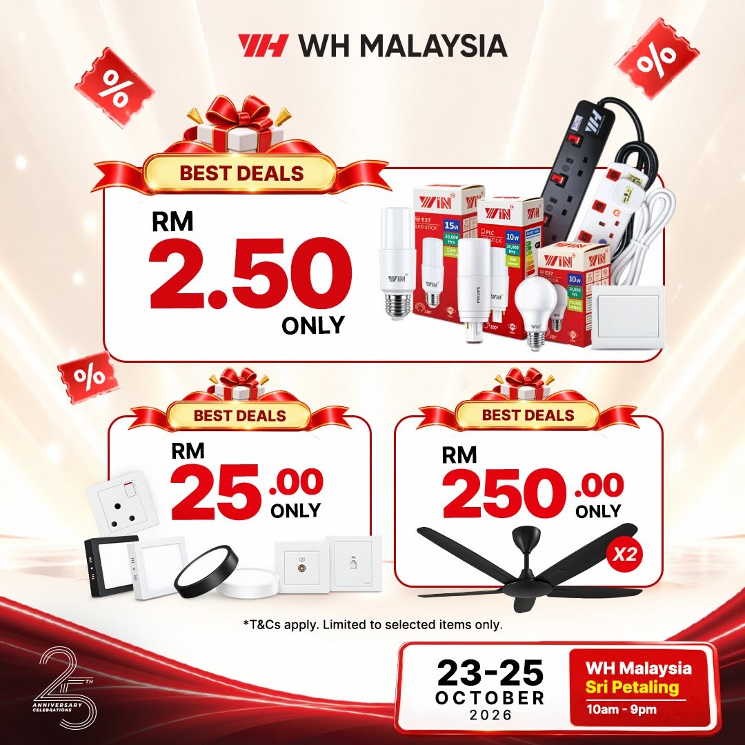 WH-Malaysia-Grand-Expo-Sale-with-Up-to-80-Off-6 23-25 October 2026: WH Malaysia: Grand Expo Sale with Up to 80% Off, Free Gifts and Prize Giveaways at Sri Petaling