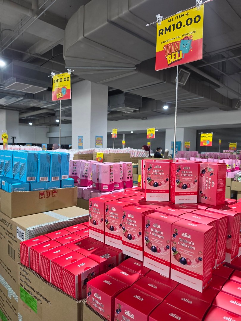 Watsons-Mega-Jom-Beli-Warehouse-Sale-Up-to-90-OFF-22 8-11 October 2026: Watsons: Mega Jom Beli Warehouse Sale Up to 90% OFF, Items from RM1 at The Starling, Petaling Jaya