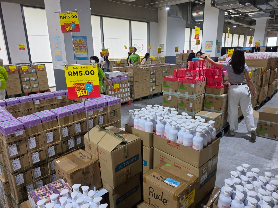 Watsons-Mega-Jom-Beli-Warehouse-Sale-Up-to-90-OFF-23 8-11 October 2026: Watsons: Mega Jom Beli Warehouse Sale Up to 90% OFF, Items from RM1 at The Starling, Petaling Jaya