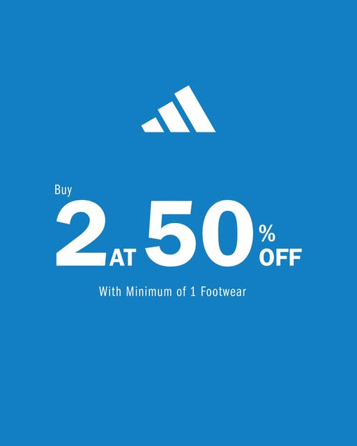 adidas-Outlet-Store-Special-Sale 16-18 October 2026: adidas Outlet Store Special Sale – Enjoy 50% Savings When You Purchase 2 Selected Items at Johor Premium Outlets