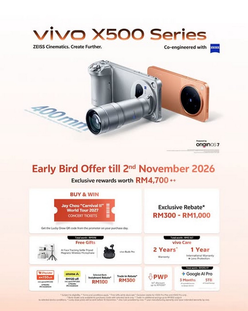 vivo-X500-Series-Early-Bird-Promotion-–-Enjoy-Exclusive-Rebates Now till 2 November 2026: vivo X500 Series Early Bird Promotion – Enjoy Exclusive Rebates, Free Gifts Worth RM4,700++ and a Chance to Win Jay Chou “Carnival II” World Tour 2027 Concert Tickets