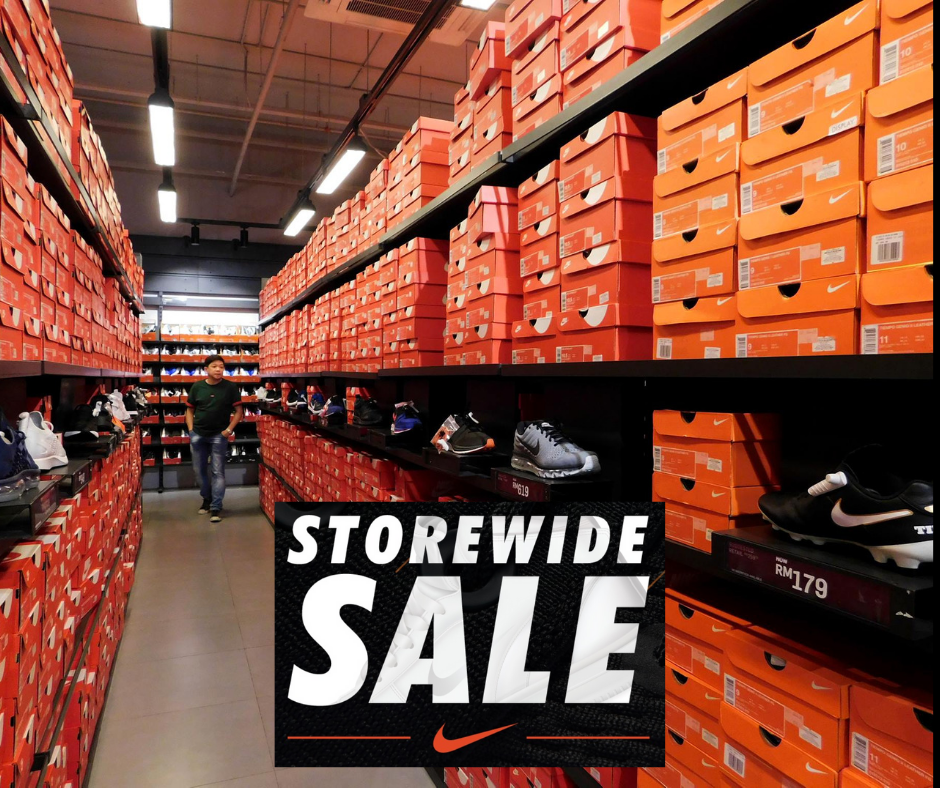 nike outlet sales 2019