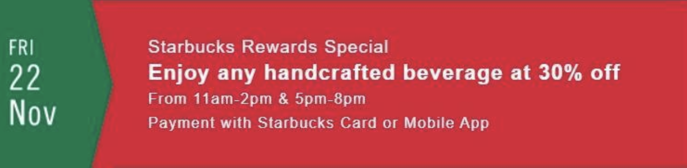 Starbucks-Promotion-30-off - LifeStyle 