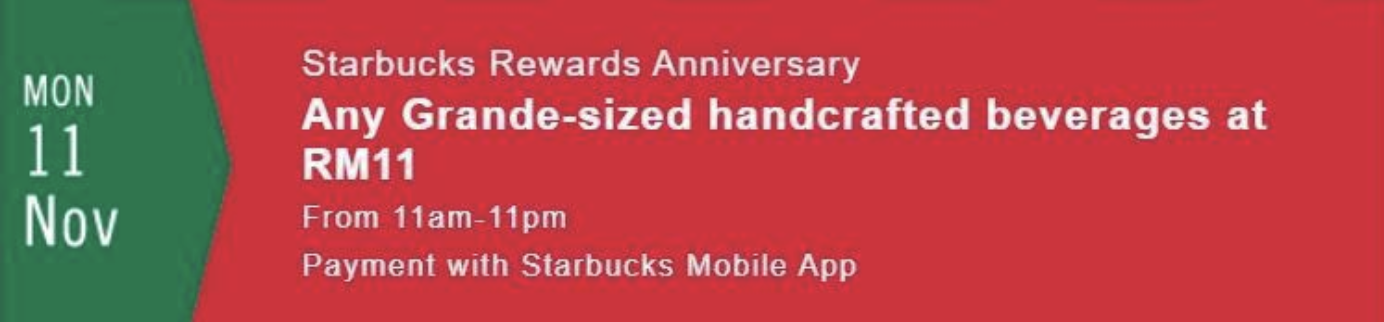 Starbucks-Promotion-RM11-Grande-Drink - LifeStyle 