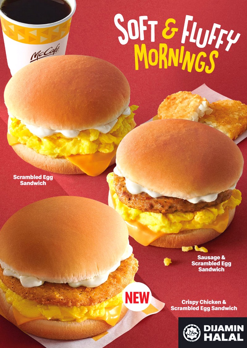 McDonald's Launches New Crispy Chicken & Scrambled Egg Sandwich