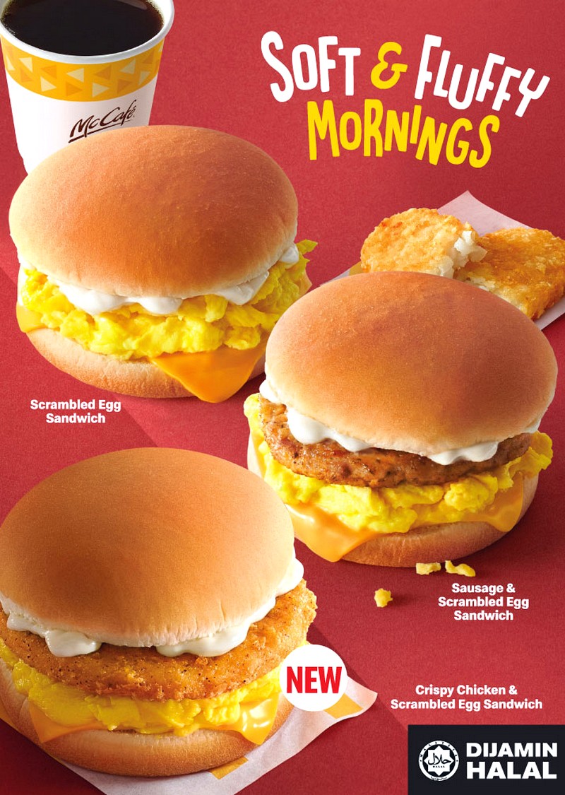 Mcdonald S Launches New Crispy Chicken Scrambled Egg Sandwich Breakfast Egg Lovers Favorites Everydayonsales Com News