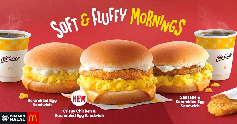 Mcdonald S Launches New Crispy Chicken Scrambled Egg Sandwich Breakfast Egg Lovers Favorites Everydayonsales Com News