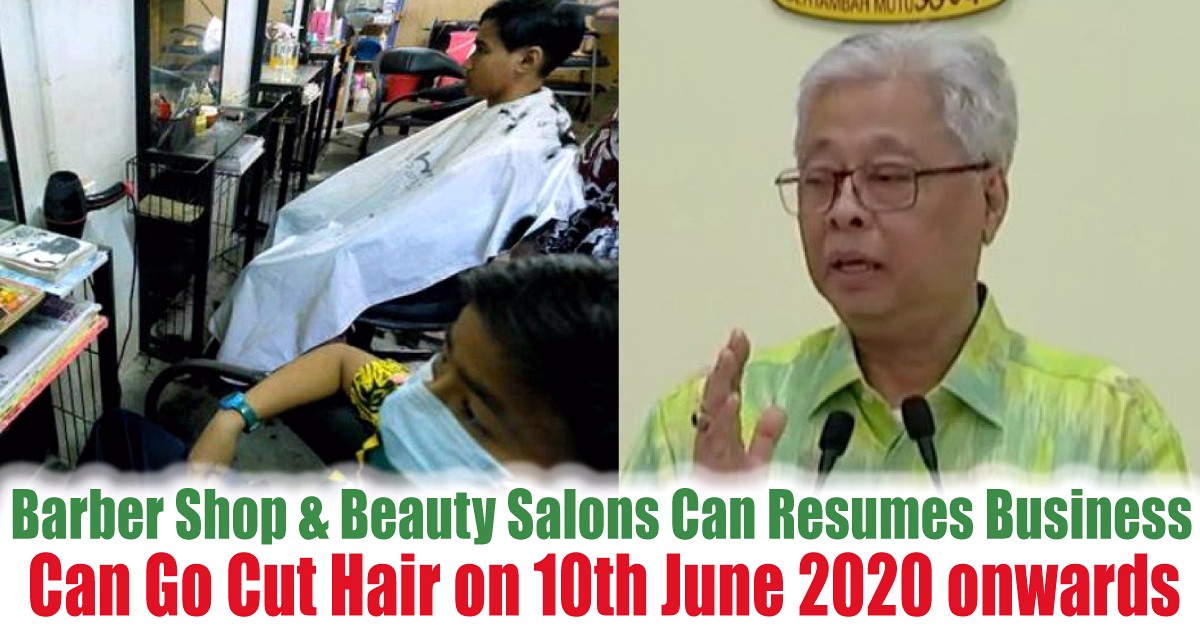 MY-Cut-Hair-Allowed-10th-June-2020 - News 