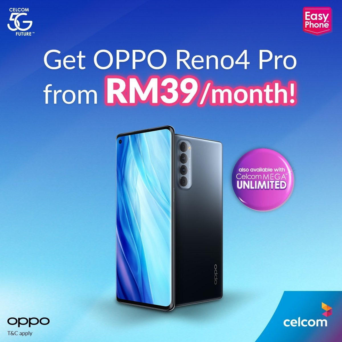 Celcom-OPPO-Reno4-Plan - News 