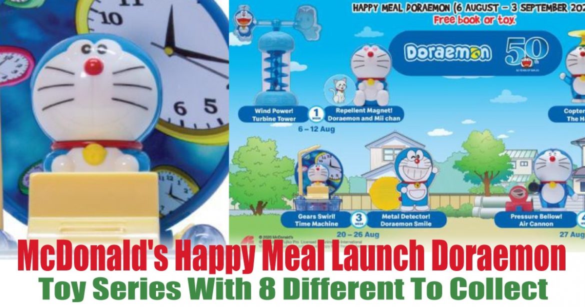 McDonalds Happy Meal Launch Doreamon Toy Series With 8 Different To ...