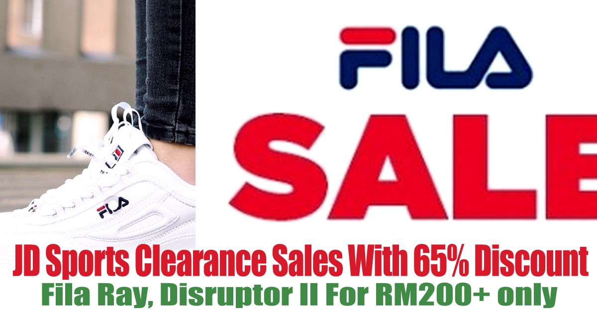 Herdenkings Gangster Malaise JD Sports Clearance Sales With Fila RAY For Rm200 only! 65% Huge Discount  Promotion - EverydayOnSales.com News