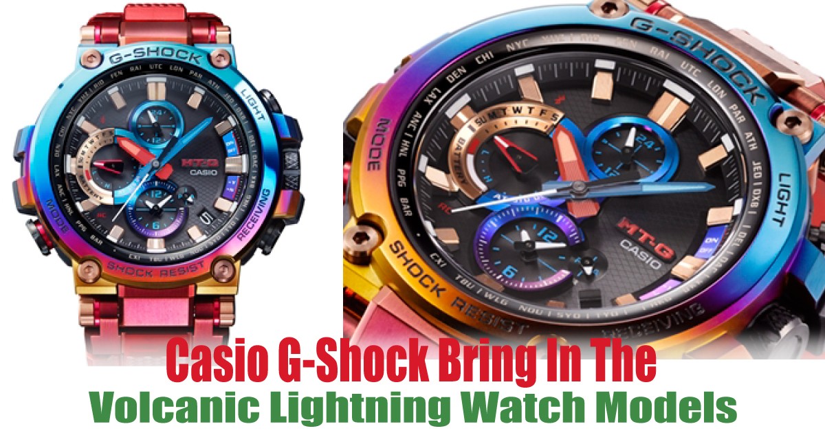Volcanic lightning online g shock