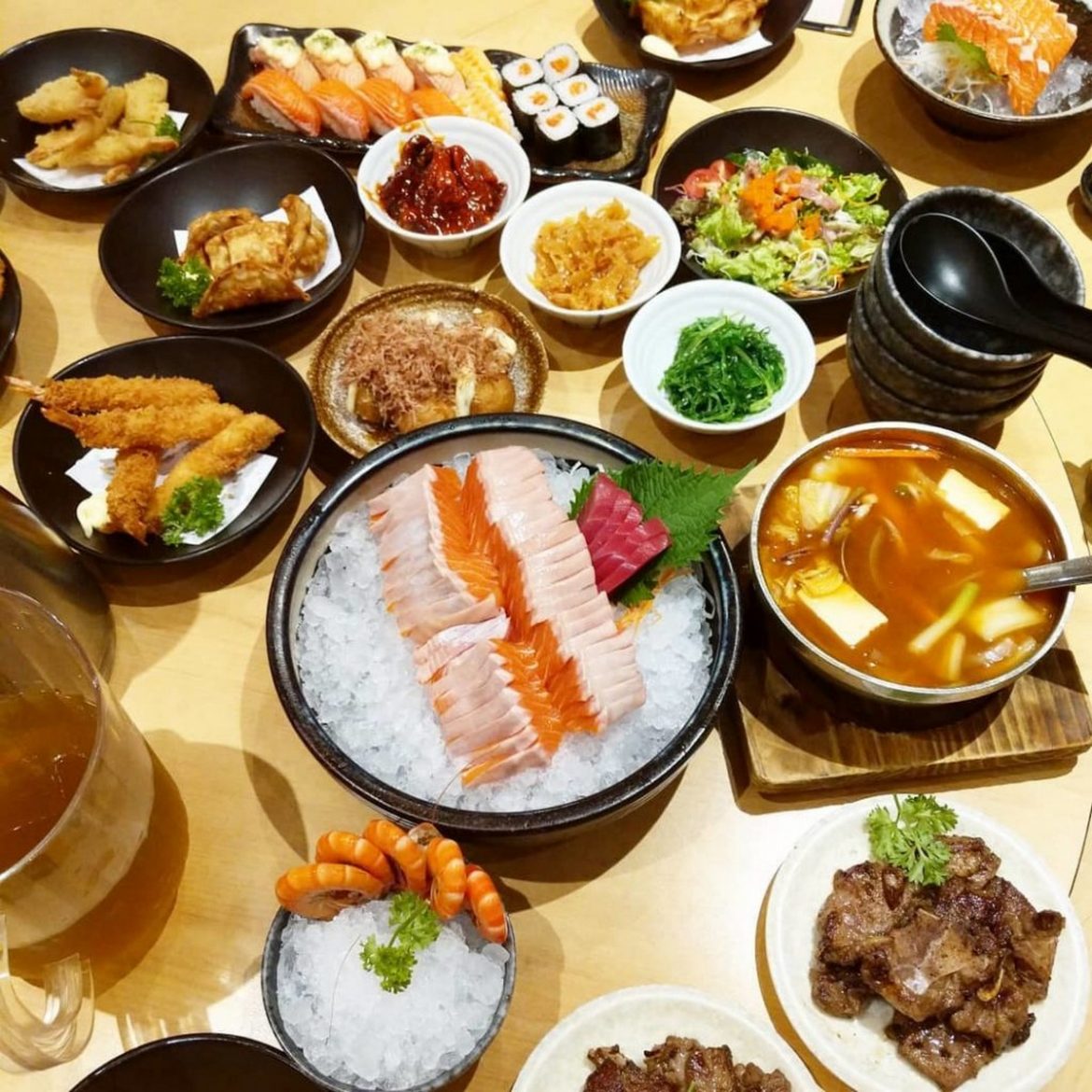 Japanese Buffet In Klang Valley With Hot Pot, Wagyu Beef, and Sashimi