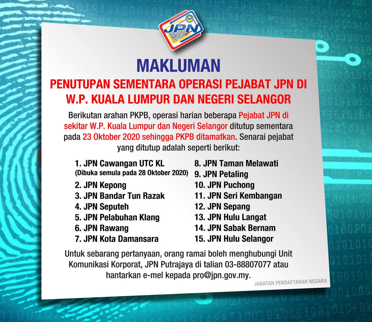 Alam shah temujanji jpn TEMUJANJI ONLINE