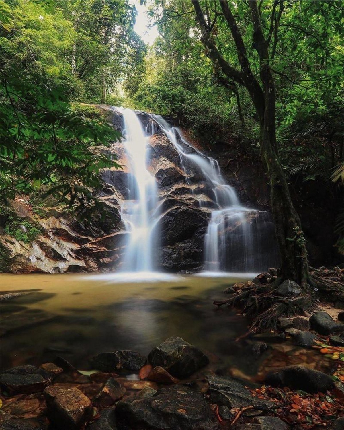 Waterfall Forest Park Kanching / Kanching Rainforest Waterfall ...