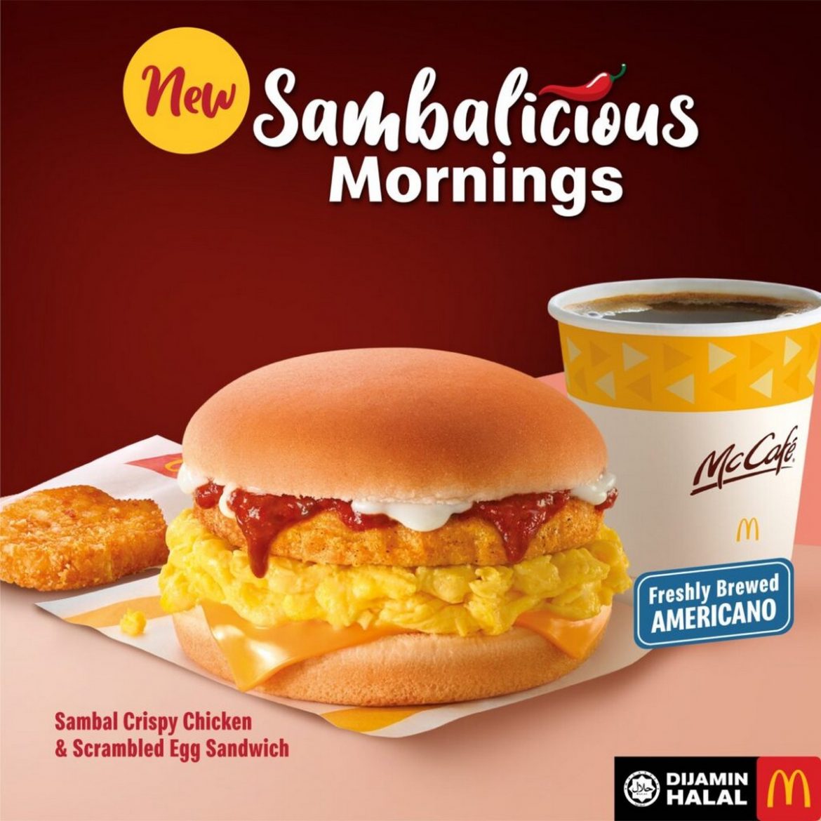 Mcdonalds With New Launch Sambal Egg Sandwich and other Great Value Breakfast Deal