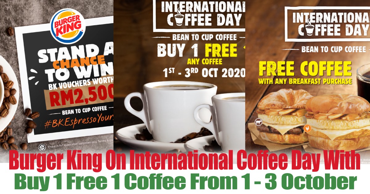 Buy-1-Free-1-Coffee-From-1-3-October - LifeStyle 