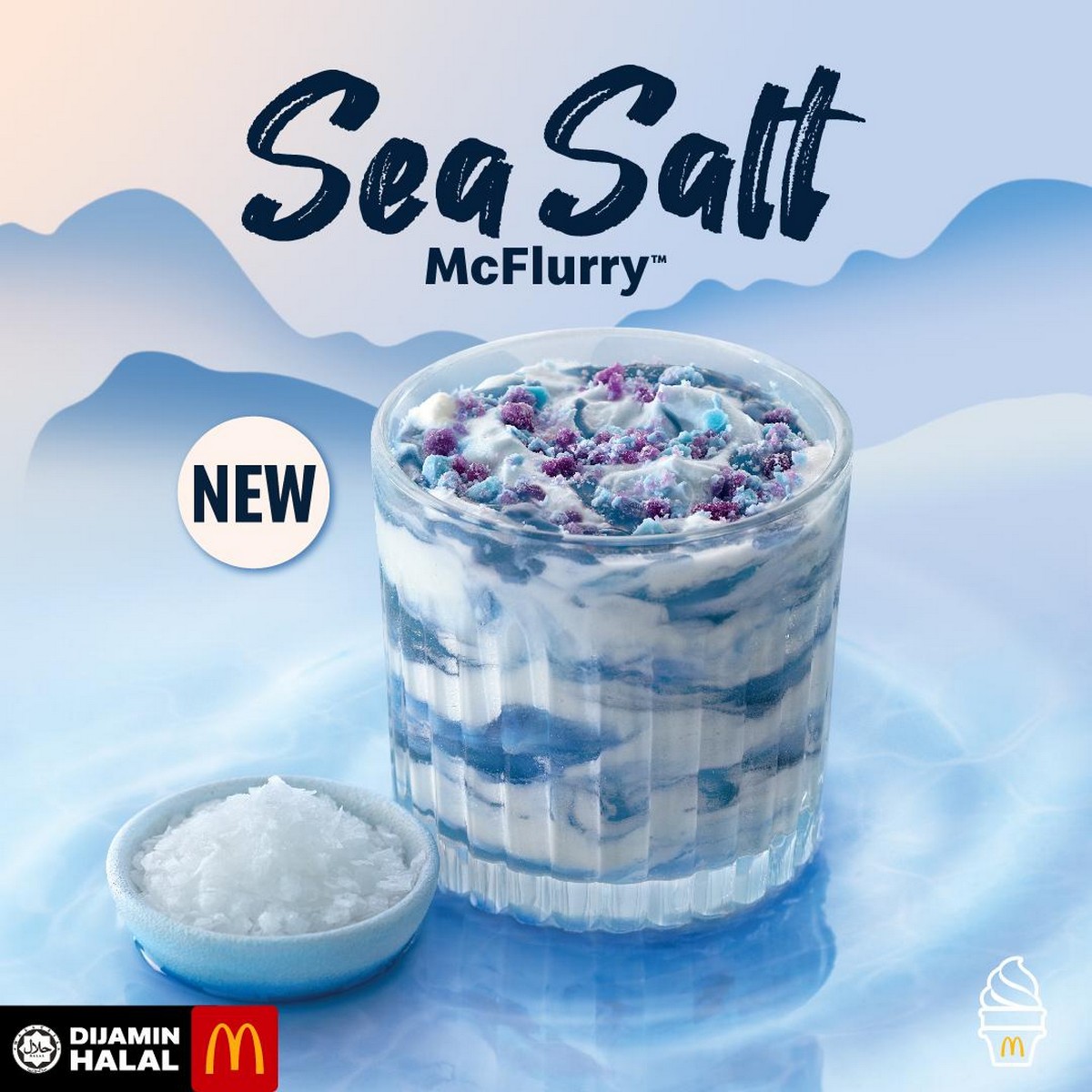 Mcdonalds Introduce New Sea Salt McFlurry Starting on 26 Oct onwards