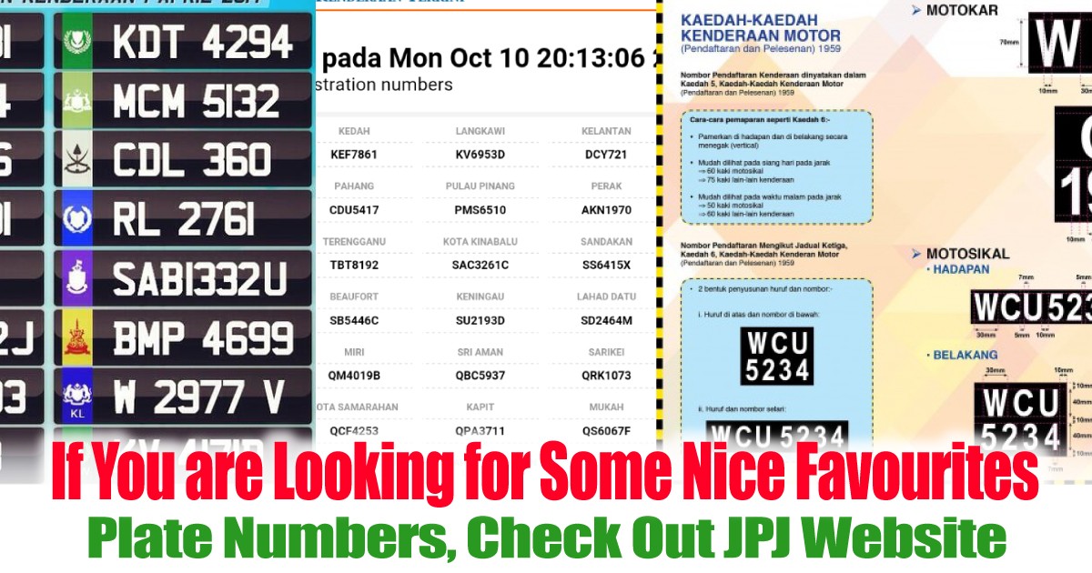 Plate-Numbers-Check-Out-JPJ-Website - LifeStyle 
