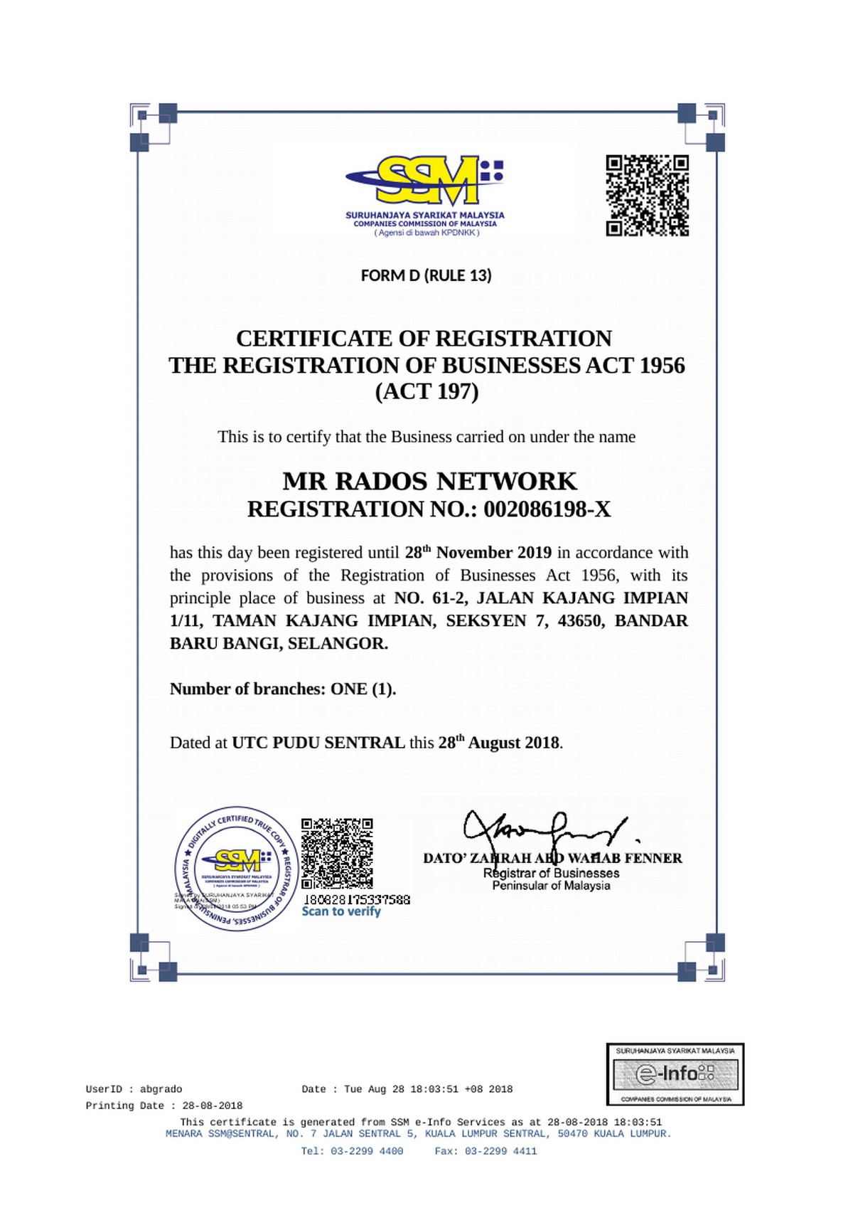 Sdn Bhd Company Registration Malaysia Fees Process