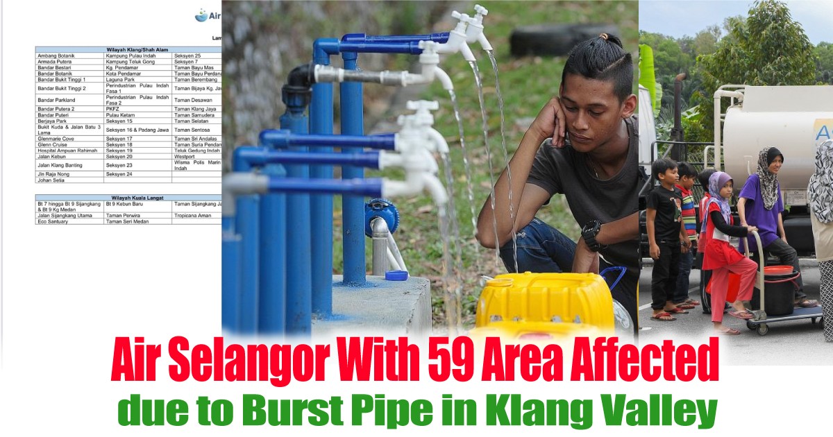 due-to-Burst-Pipe-in-Klang-Valley - LifeStyle 