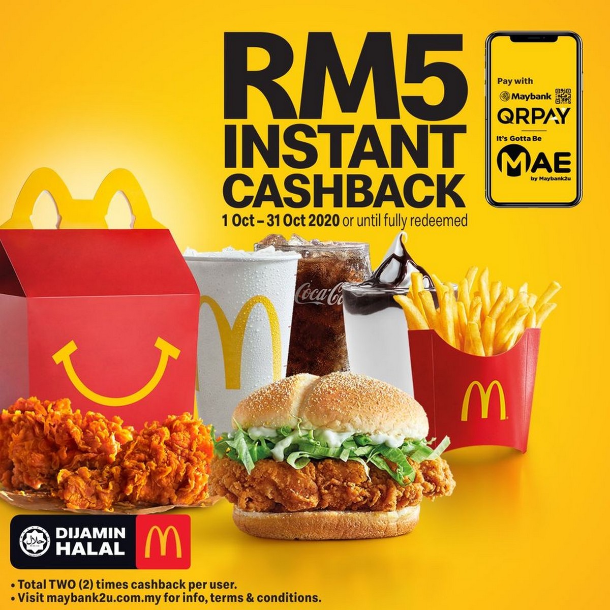 i.-Use-Maybank-QRPay-or-MAE-e-wallet-payment-at-McDonalds-to-get-up-to-RM10-cash-rebate - News 