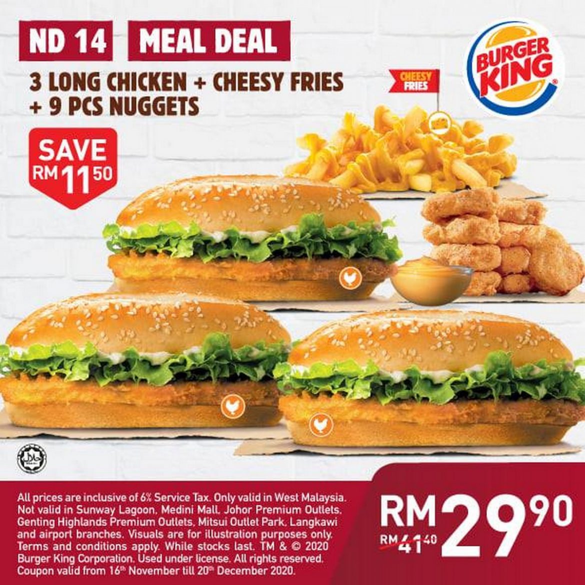 Burger King Malaysia with Fresh November Deals For you to enjoy Great