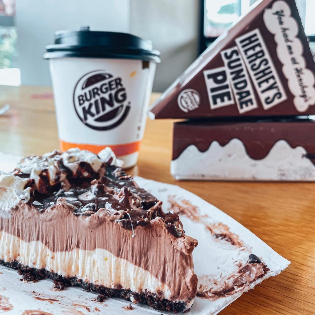 Burger King Add Permanent Menu Of Popular Hershey's Sundae Pie starting
