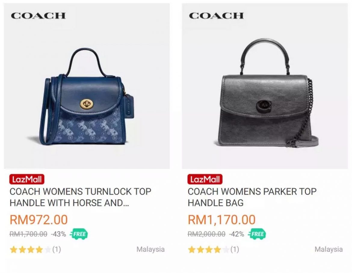 COACH Warehouse Sale up to 60 OFF+ RM90 Discounts Coupons+ FREE