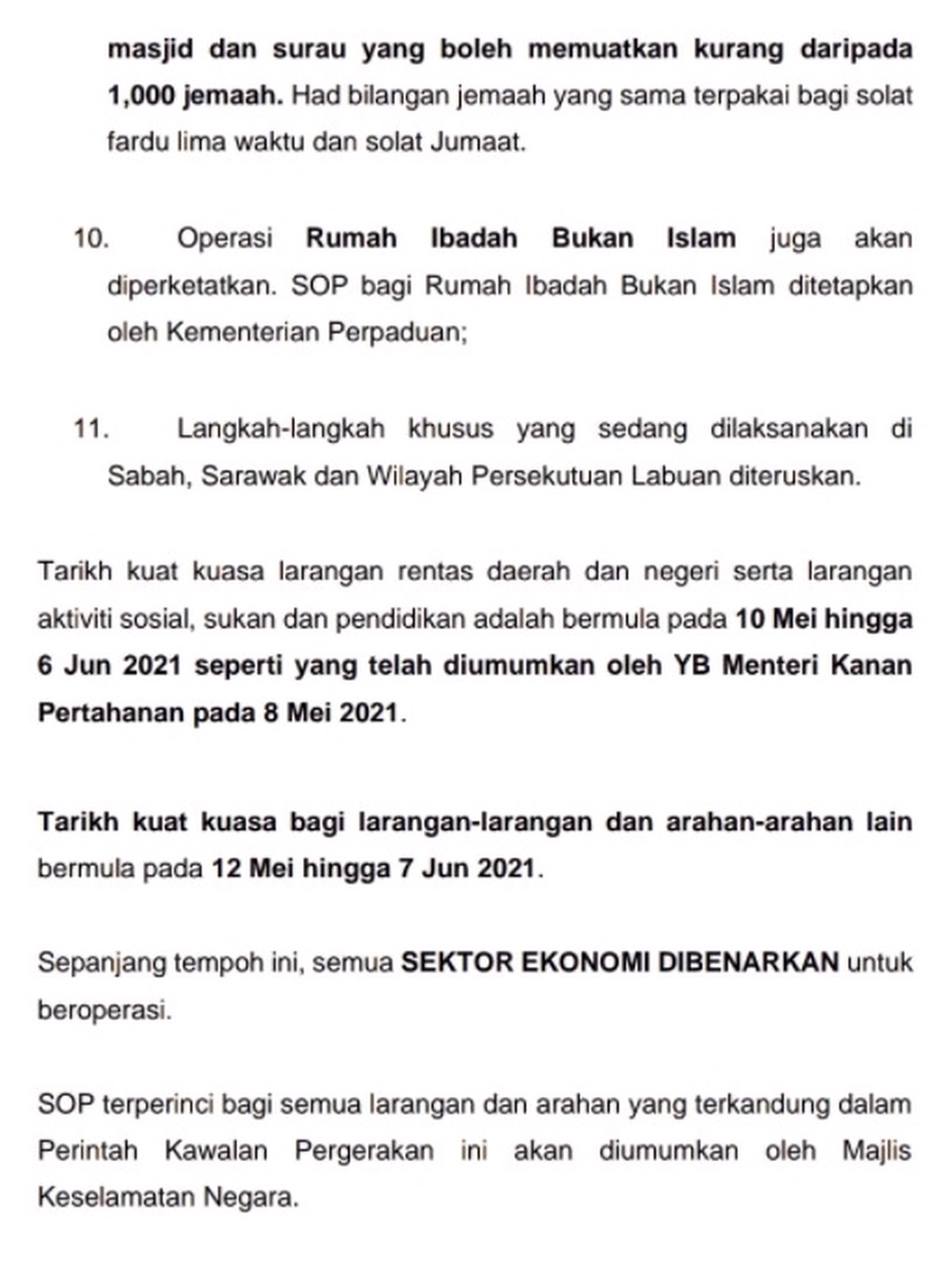 Prime-Minister-Tan-Sri-Muhyiddin-Yassin-has-just-announced-that-Malaysia-will-be-undergo-a-nationwide-Movement-Control-Order-MCO-starting-from-12-May-to-7-June-2021-4 - News 