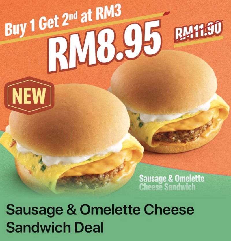 McDonalds-latest-breakfast-Promotion-The-second-Omelette-Cheese-Sandwich-For-only-RM2-002 - LifeStyle 